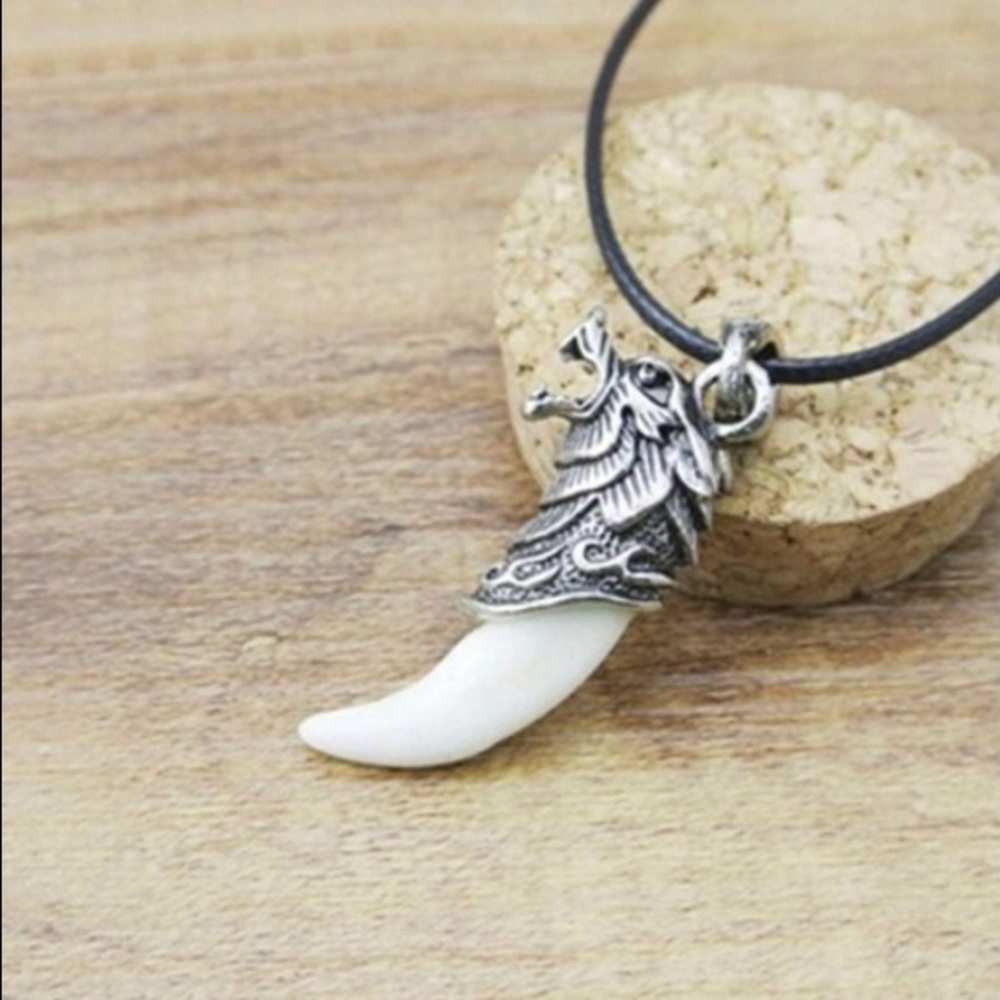 Wolf fang necklace